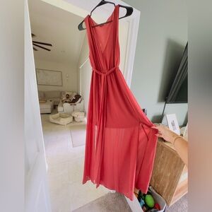 Baltic Born Rust Red Maxi Dress